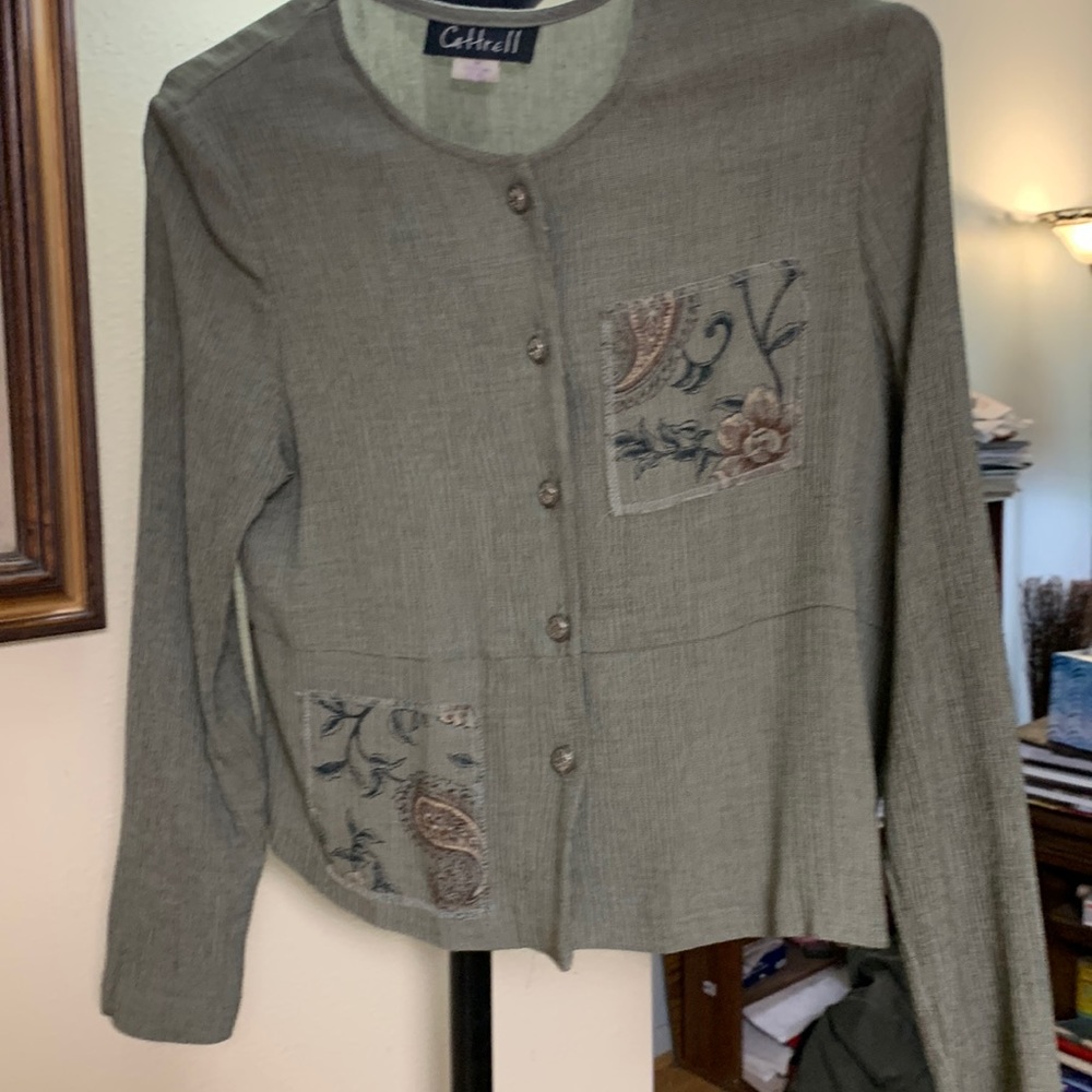 Short jacket,  mint green 10P